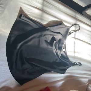 Black adjustable Camisole Tank